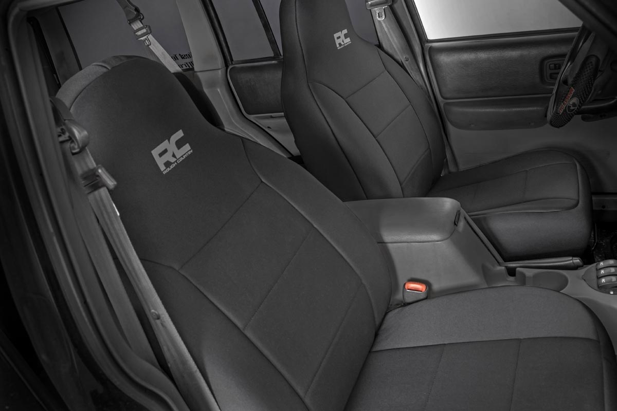 Seat Covers | Detachable Headrest FR & RR | Jeep Cherokee XJ 2WD/4WD (97-01) — view 2