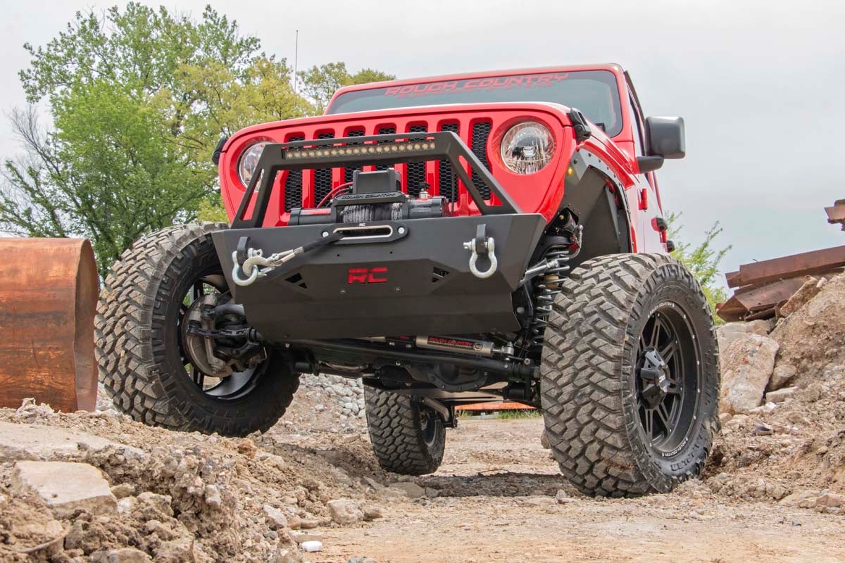 3.5 Inch Lift Kit | Adj Lower | FR D/S | Jeep Wrangler Unlimited 4WD (24-26) view 4