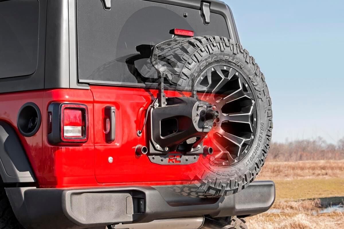 Tire Carrier Relocation Plate | No Prox | Jeep Wrangler JL (18-26)/Wrangler Unlimited (18-26) — view 4