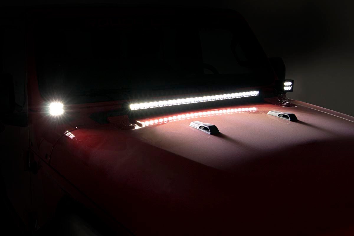 LED Hood Kit | 30" | Spectrum Series | Jeep Gladiator JT/Wrangler JL (18-26) — view 6