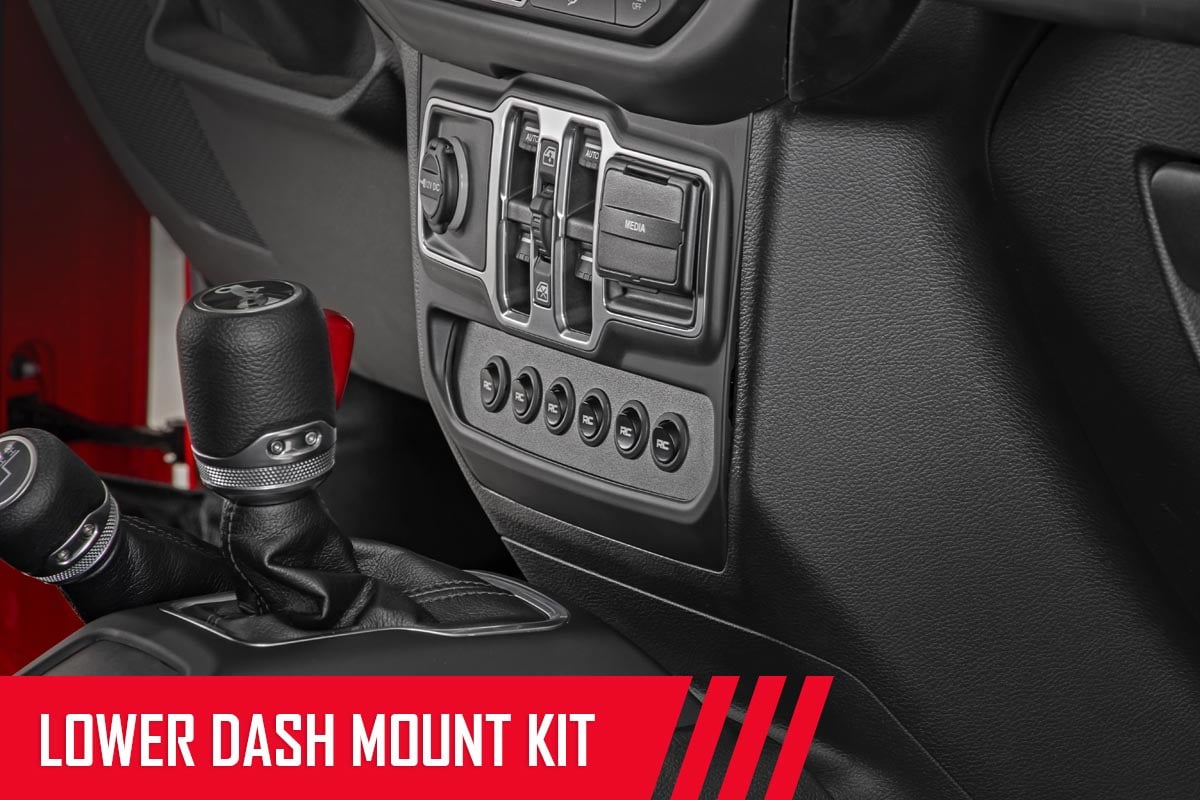 MLC-6 | Muliple Light Controller | Lower Dash | Jeep Wrangler JL/Wrangler Unlimited (18-26) — view 3
