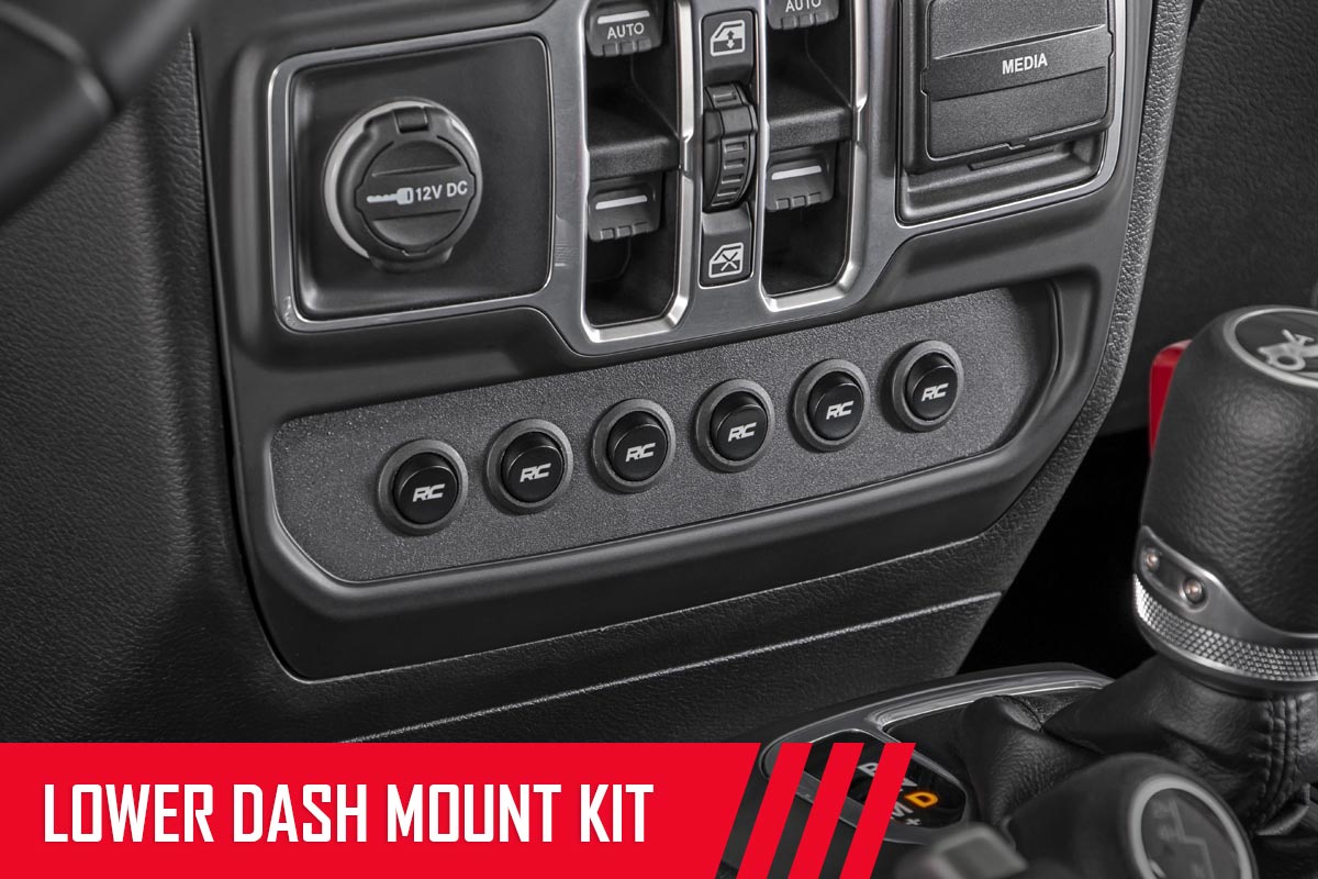 MLC-6 | Muliple Light Controller | Lower Dash | Jeep Wrangler JL/Wrangler Unlimited (18-26) — view 2