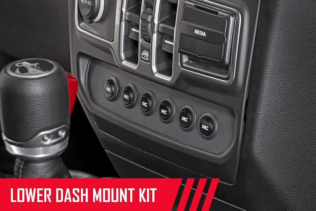 MLC-6 | Muliple Light Controller | Lower Dash | Jeep Wrangler JL/Wrangler Unlimited (18-26) — view 6
