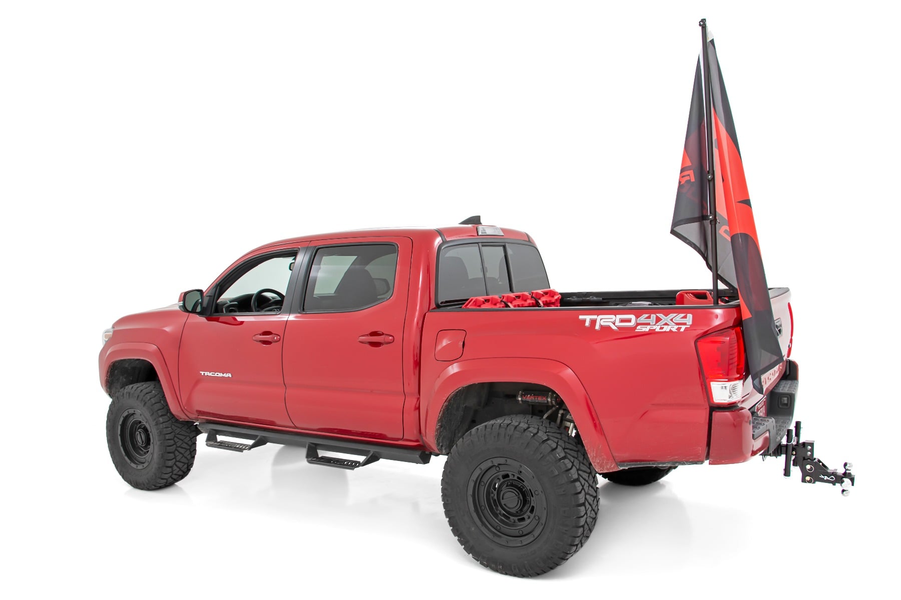 Flag Pole Holder | Bed Rail view 2