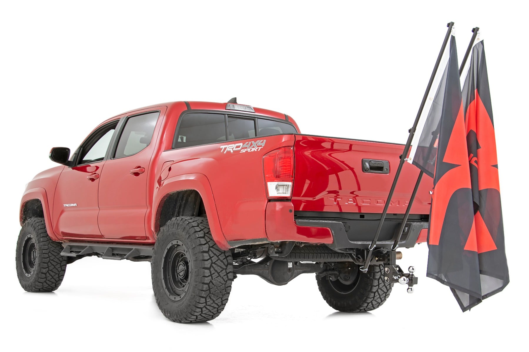 Flag Pole Holder | Dual | 2 Inch Hitch view 2