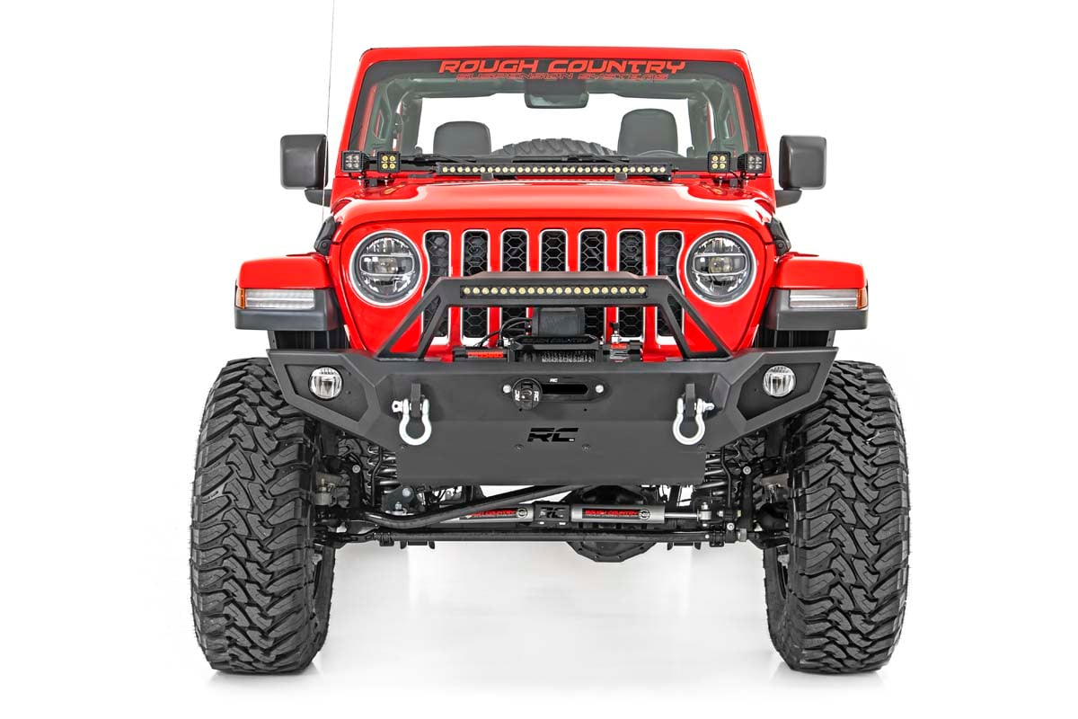 LED Light Kit | Quad | Cowl Mount | 2" Black | Amber DRL | Jeep Gladiator JT/Wrangler JL (18-26) — view 5