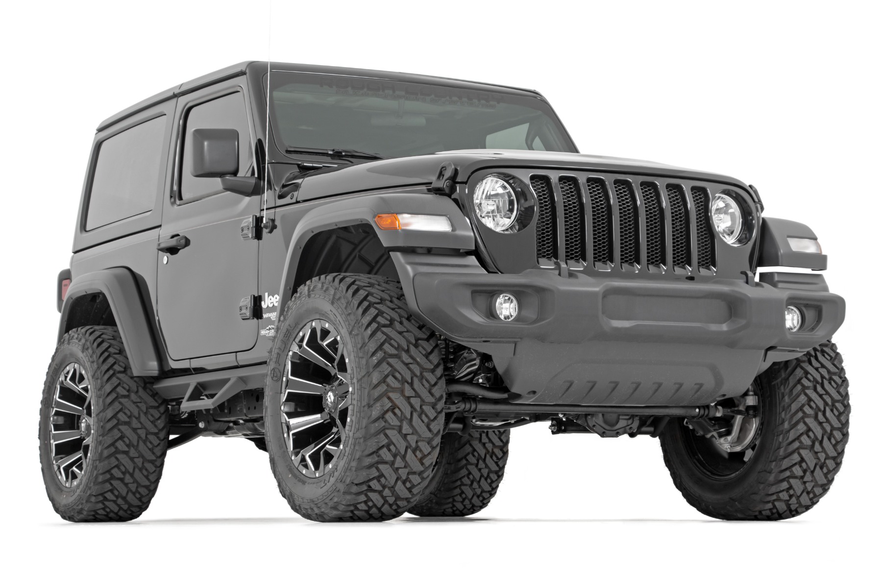 Rough Country 2.5 Inch Lift Kit | Coils | V2 | Jeep Wrangler JL 4WD (2024-2026) view 2
