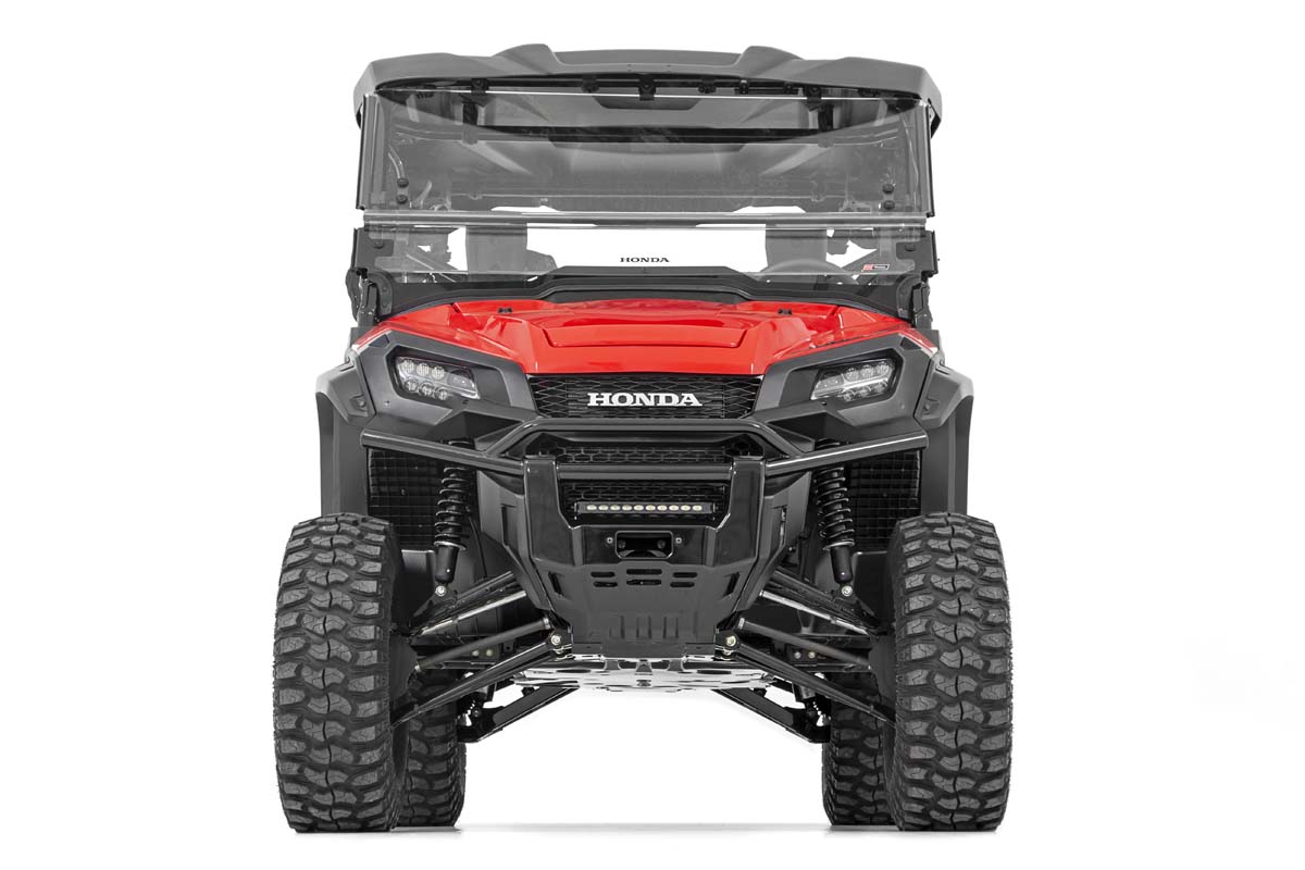 LED Light Kit | Bumper Mount | 10" Black Slimline | Honda Pioneer 1000 — view 4