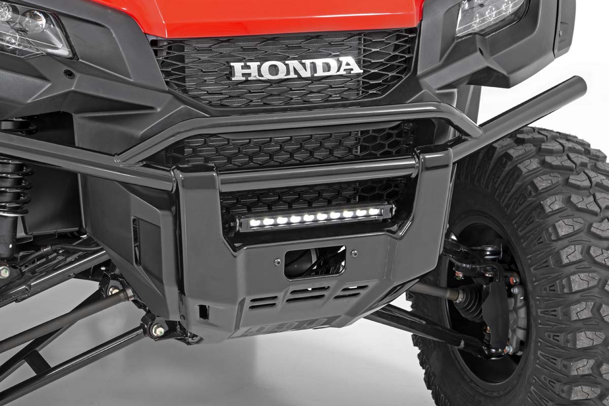 LED Light Kit | Bumper Mount | 10" Black Slimline | Honda Pioneer 1000 — view 5