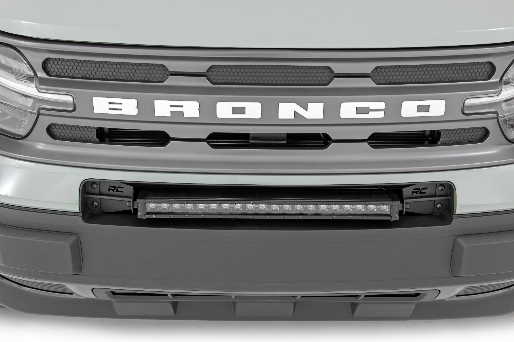 LED Light Kit | Bumper Mount | 20" Black Single Row | Ford Bronco Sport (21-26) view 5
