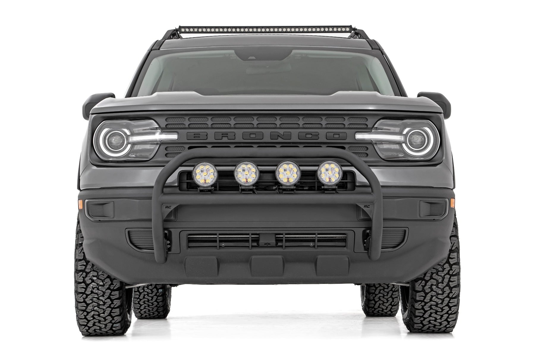 Nudge Bar | 4 Inch Round Led (x4) | Ford Bronco Sport 4WD (2021-2024) — view 3