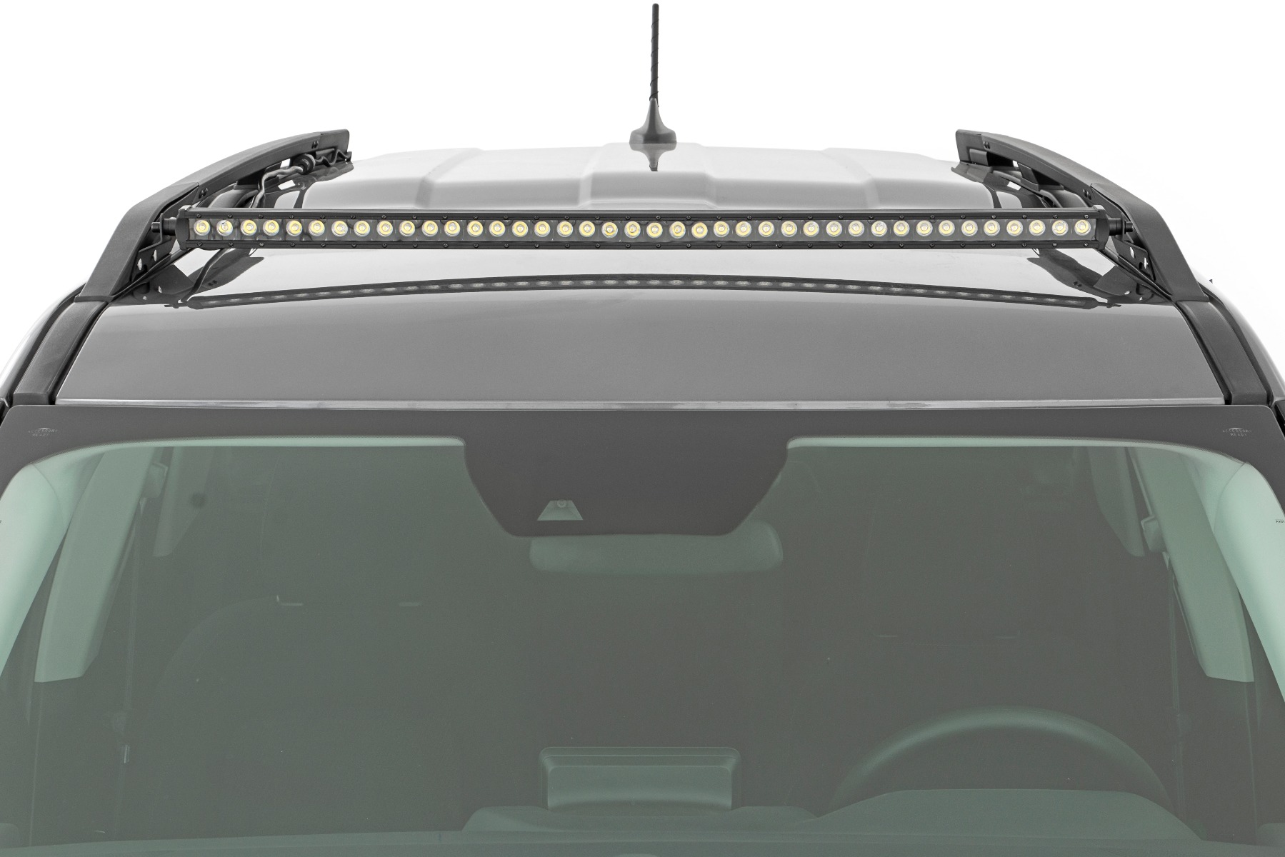 LED Light Kit | Roof Rack Mount | 40" Black Single Row | Ford Bronco Sport (21-26) view 4