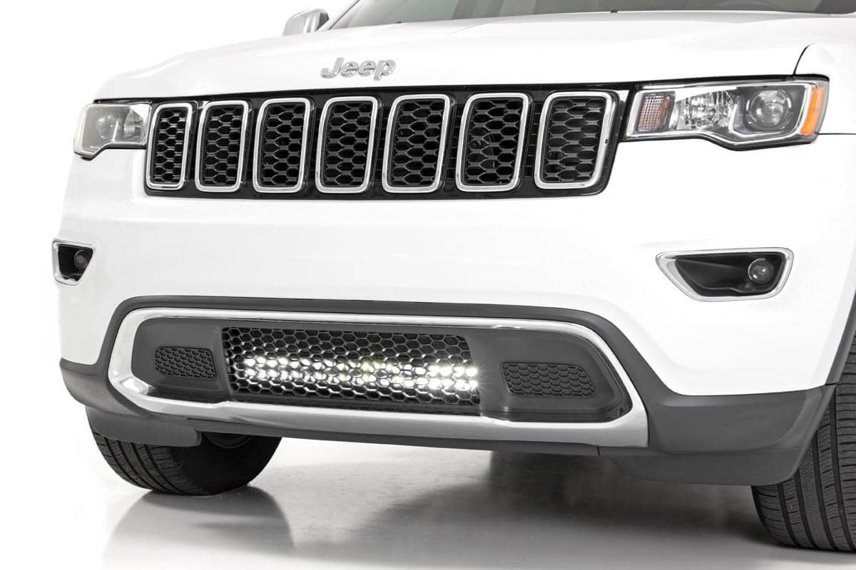 LED Light Kit | Bumper Mount | 20" Spectrum Dual Row | Jeep Grand Cherokee WK2 (11-20) — view 2