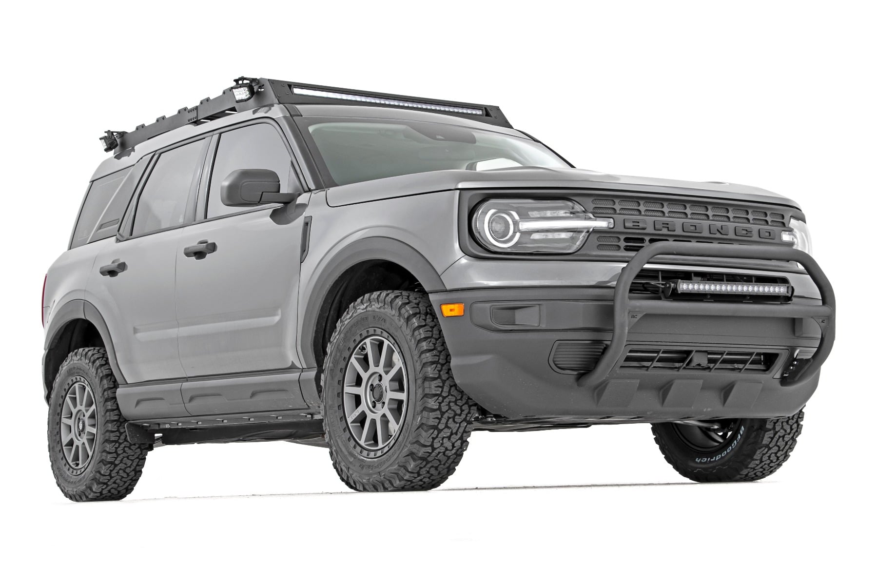 Nudge Bar | 20 Inch BLK DRL Single Row LED | Ford Bronco Sport 4WD (21-24) — view 4