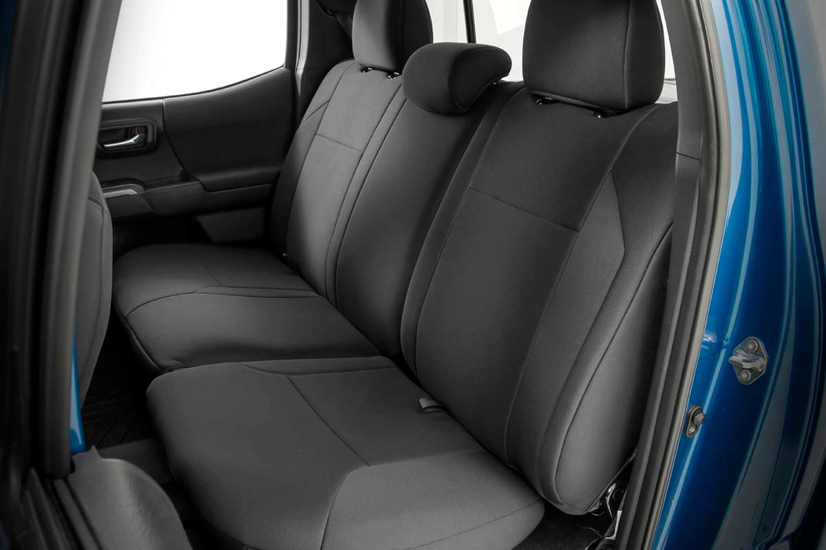 Seat Covers | FR & RR | Double Cab | Toyota Tacoma 2WD/4WD (2016-2023) — view 3