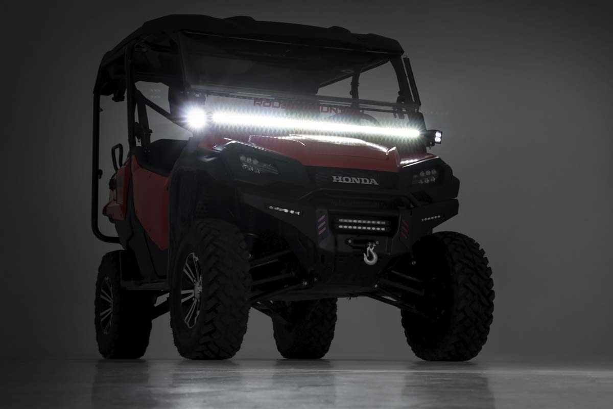 LED Light Kit | Cage Mount | 50" Black Single Row | Honda Pioneer 1000/Pioneer 1000-6 — view 2