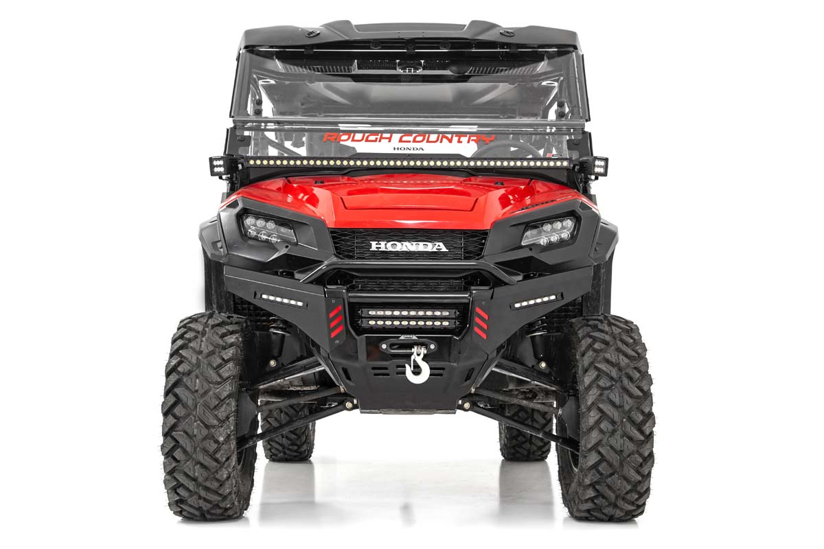 LED Light Kit | Cage Mount | 50" Black Single Row | Honda Pioneer 1000/Pioneer 1000-6 — view 4
