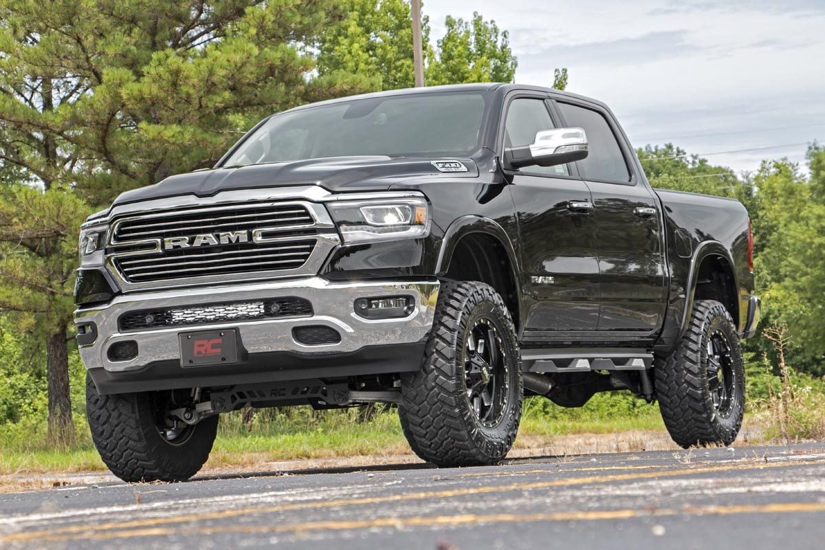 LED Light Kit | Bumper Mount | 20" Black Dual Row | White DRL | Ram 1500 (19-24) view 2