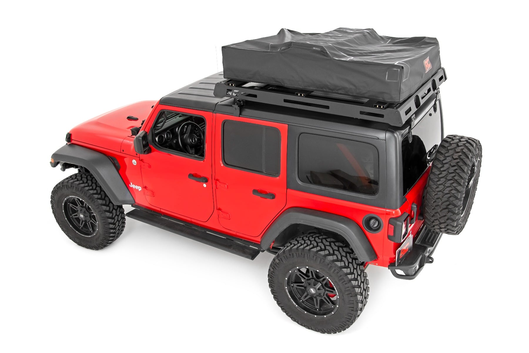 Roof Top Tent | Rack Mount | 12 Volt Accessory w/Ladder Extension & LED Light Kit — view 3