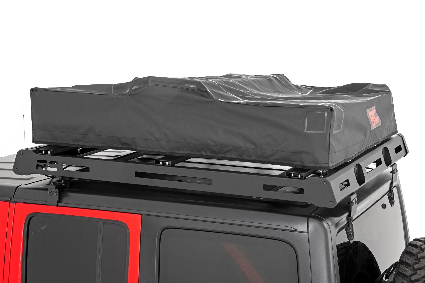 Roof Top Tent | Rack Mount | 12 Volt Accessory w/Ladder Extension & LED Light Kit — view 2
