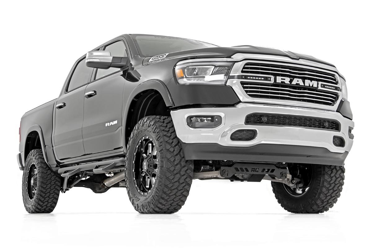Dual 6in LED Grille Kit | Black Slimline | Ram 1500 2WD/4WD (2019-2024) — view 2