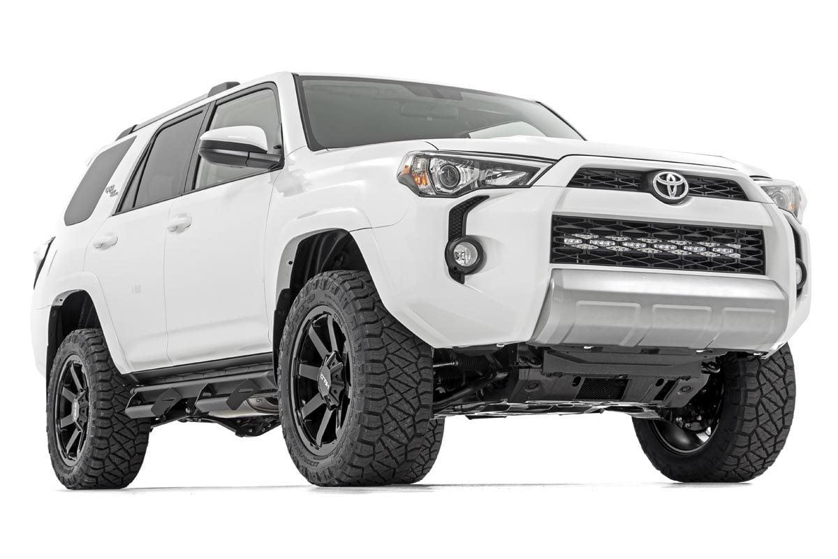 LED Light Kit | Bumper Mount | 30" Black Dual Row | White DRL | Toyota 4Runner (14-20) — view 4