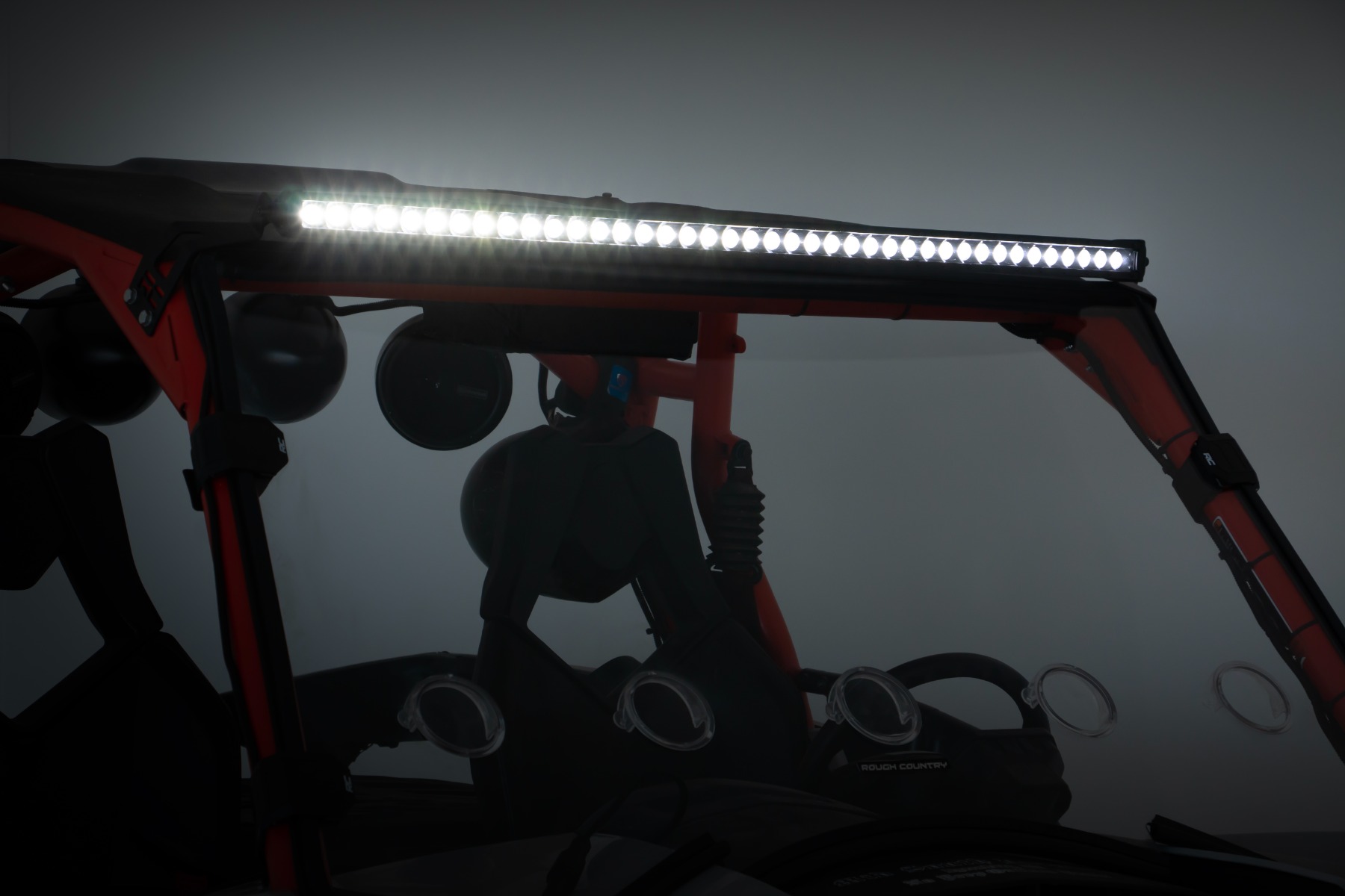 LED Light Kit | Front Mount | 40" Black Dual Row | White DRL | Can-Am Commander Max 1000 — view 6