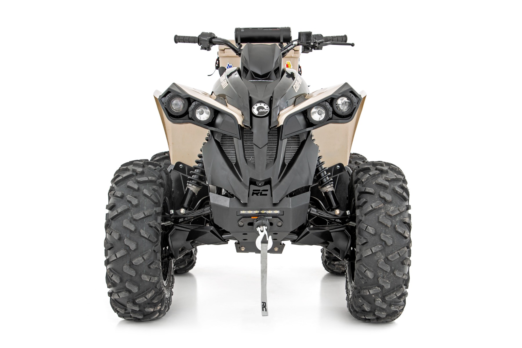 Winch Bumper | 4500-Lb Winch | Synthetic Rope | Can-Am Renegade 1000/Renegade 500 — view 4