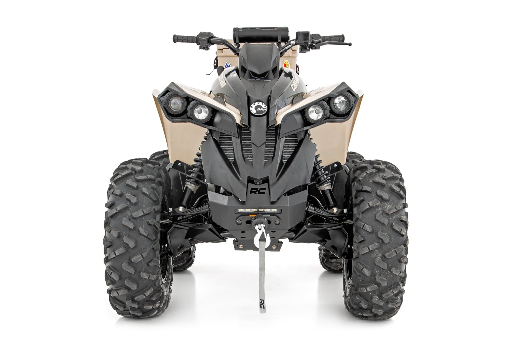Winch Bumper | Black Series LED | 6" Light | Slime Line | Can-Am Renegade 1000/Renegade 500 — view 4