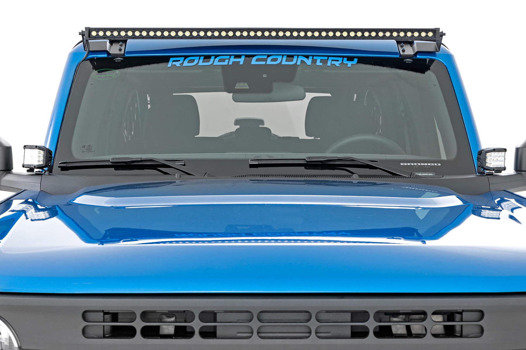 LED Light Kit | Ditch Mount | 2" Black Pair | White DRL | Ford Bronco (21-26) — view 3