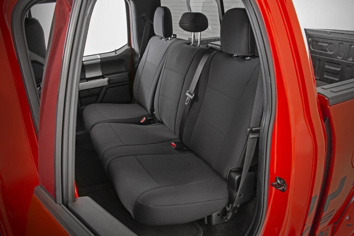 Seat Covers | FR Bucket and RR Bench | Ford F-150/Lightning/F-250/F-350 (15-26) — view 3
