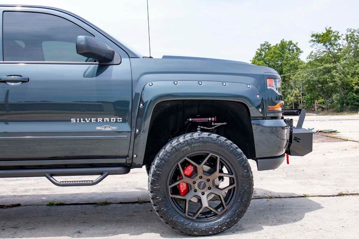 7 Inch Lift Kit | Bracket | Vertex/V2 Shks | Chevy/GMC 1500 (14-16) — view 4