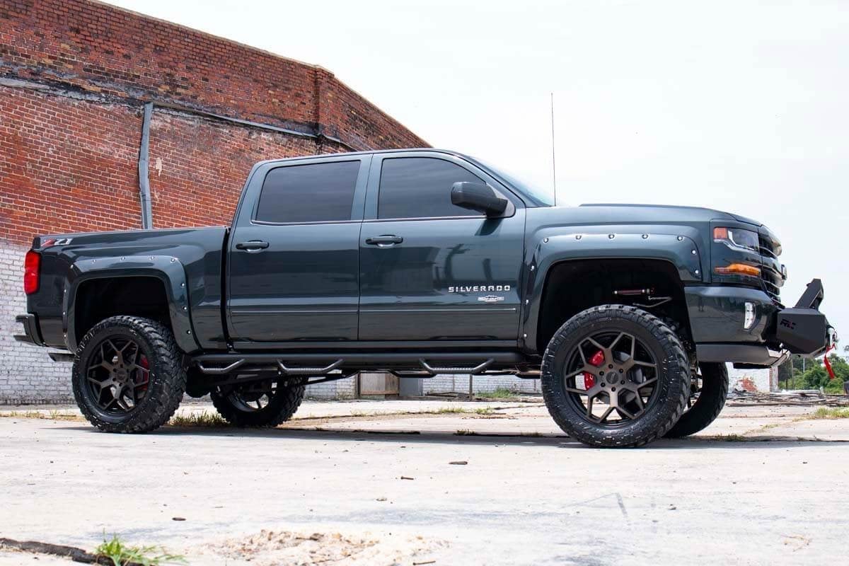 7 Inch Lift Kit | Bracket | Vertex/V2 Shks | Chevy/GMC 1500 (14-16) — view 2