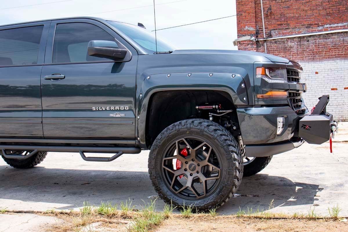7 Inch Lift Kit | Bracket | Vertex/V2 Shks | Chevy/GMC 1500 (14-16) — view 3