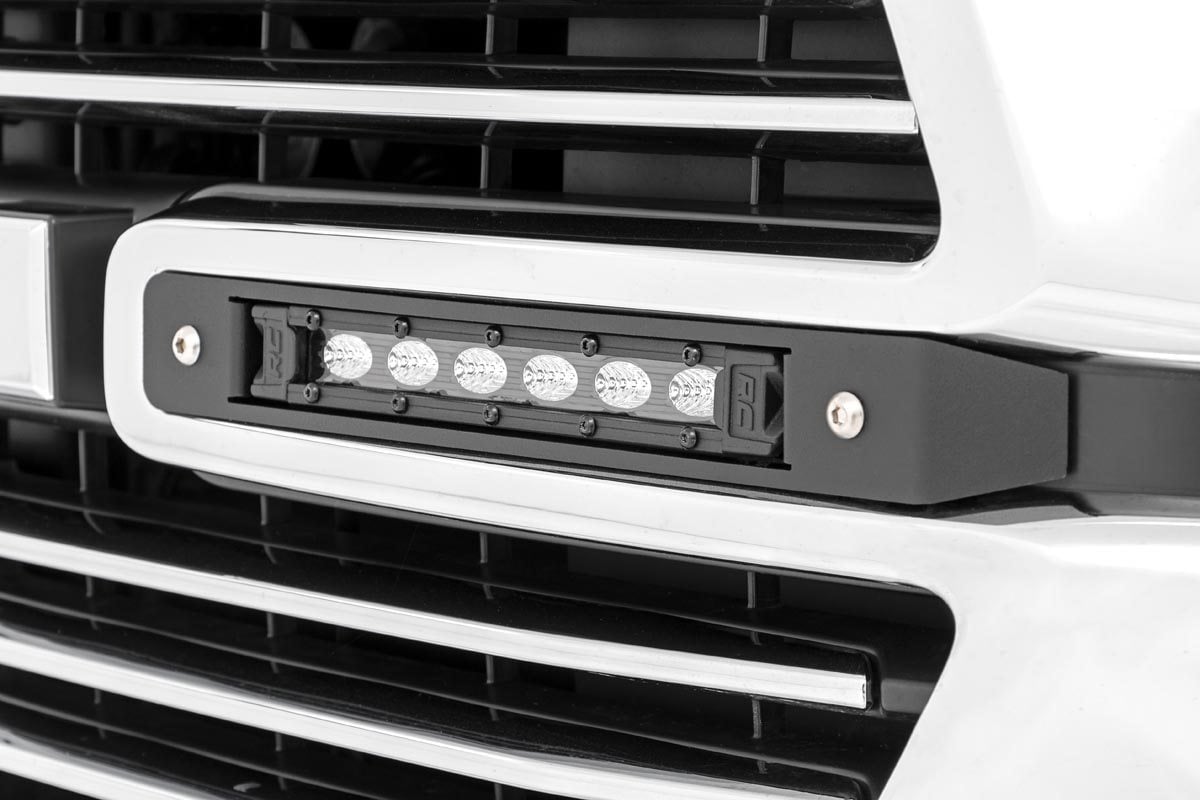 Dual 6in LED Grille Kit | Black Slimline | Ram 1500 2WD/4WD (2019-2024) — view 3