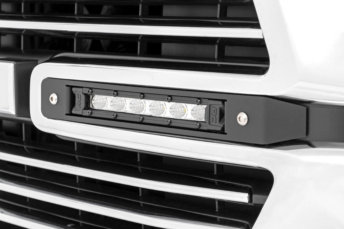 Dual 6in LED Grille Kit | Chrome Slimline | Ram 1500 2WD/4WD (2019-2024) — view 2