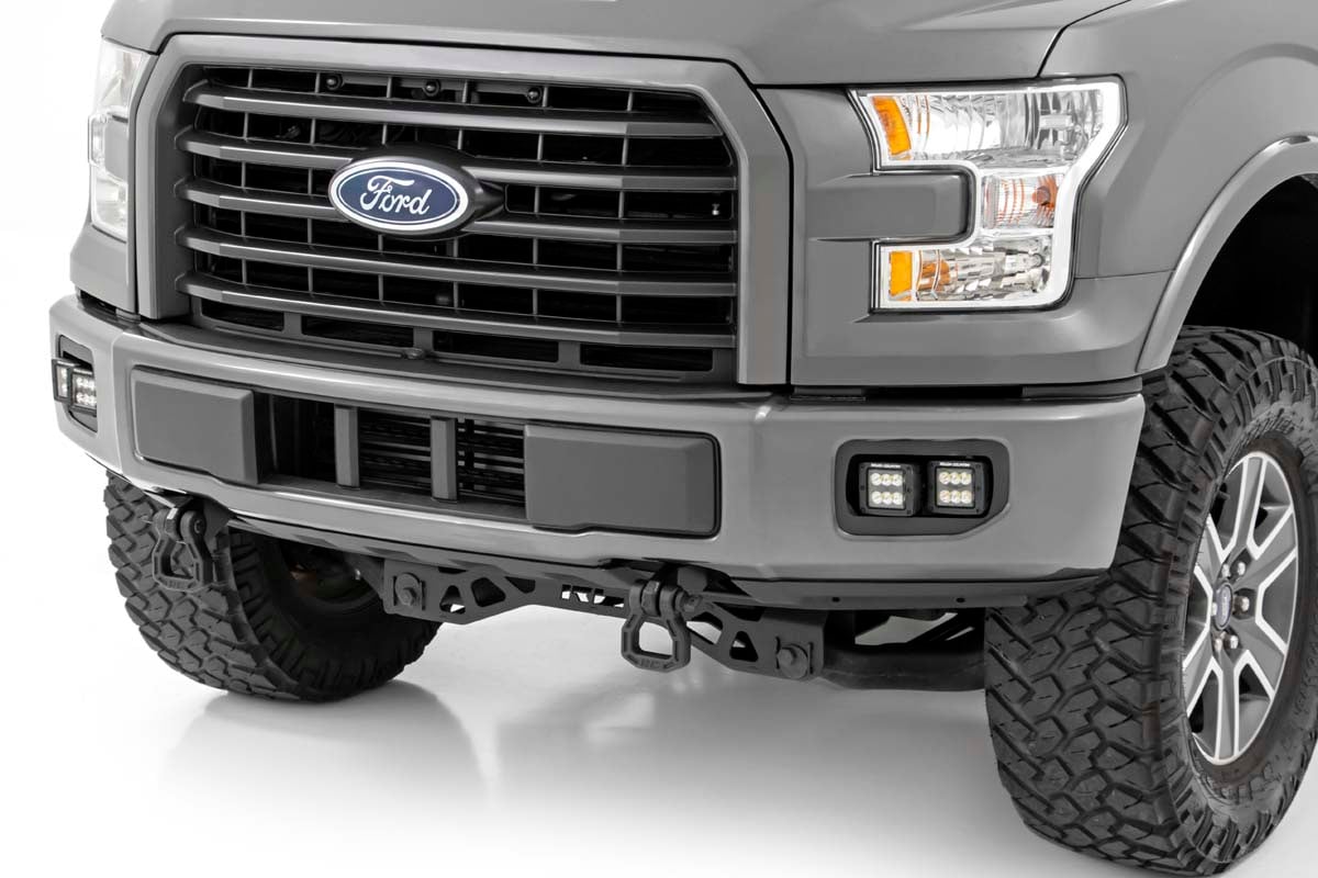LED Light Kit | Fog Mount | Dual 2" Black Pairs | Spot/Flood | Ford F-150 (15-17) — view 3