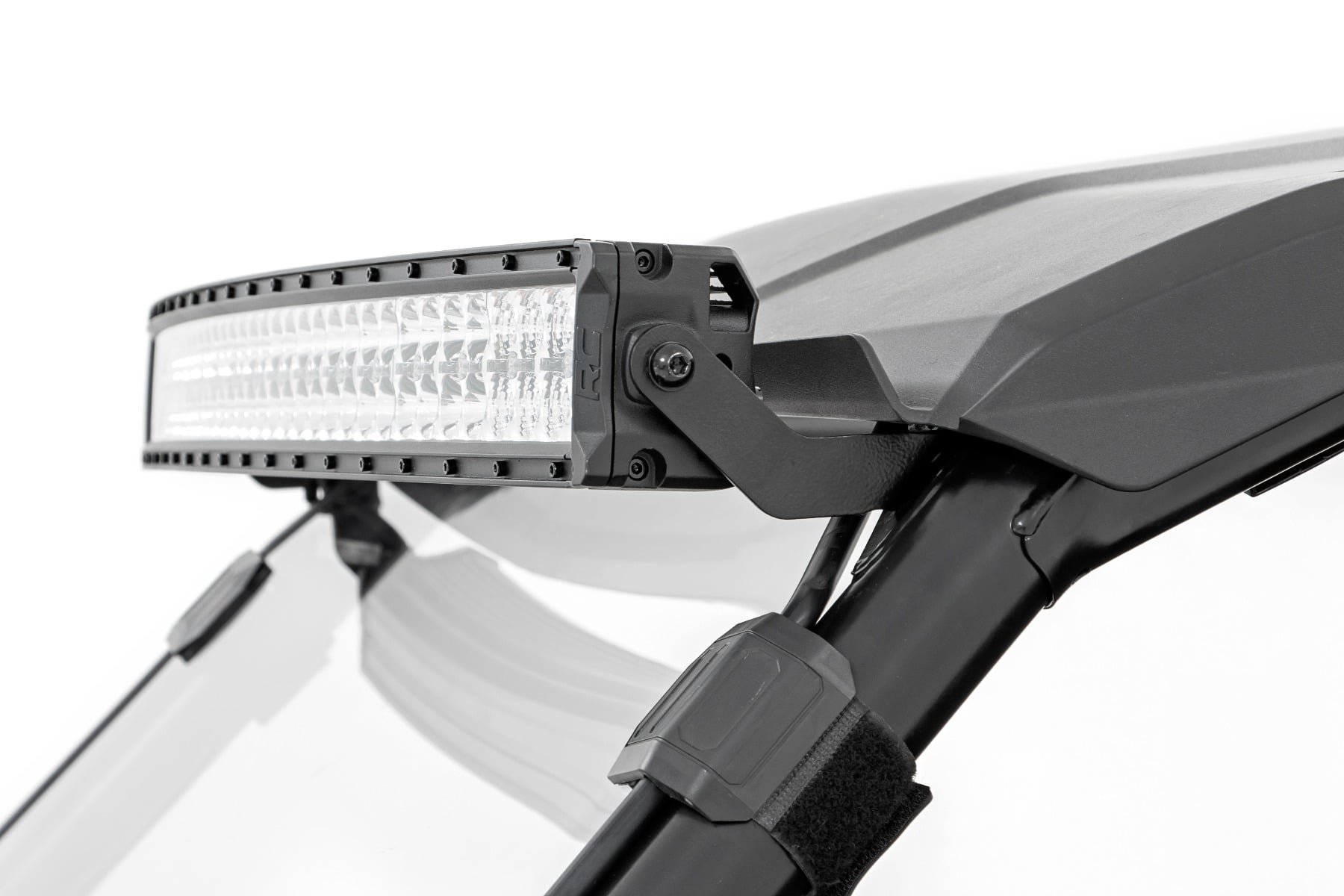 LED Light Kit | Front Mount | 40" Black Dual Row | White DRL | Honda Talon 1000 — view 6