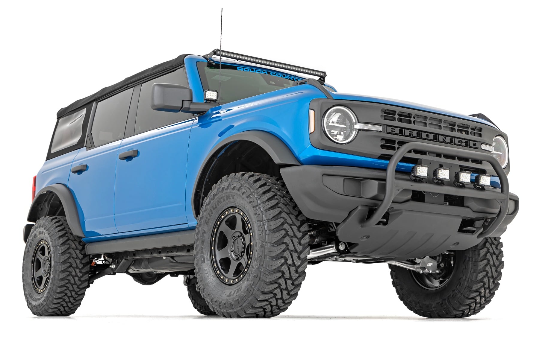 Nudge Bar | 20 Inch Black Single Row LED | Ford Bronco 4WD (2021-2026) — view 4
