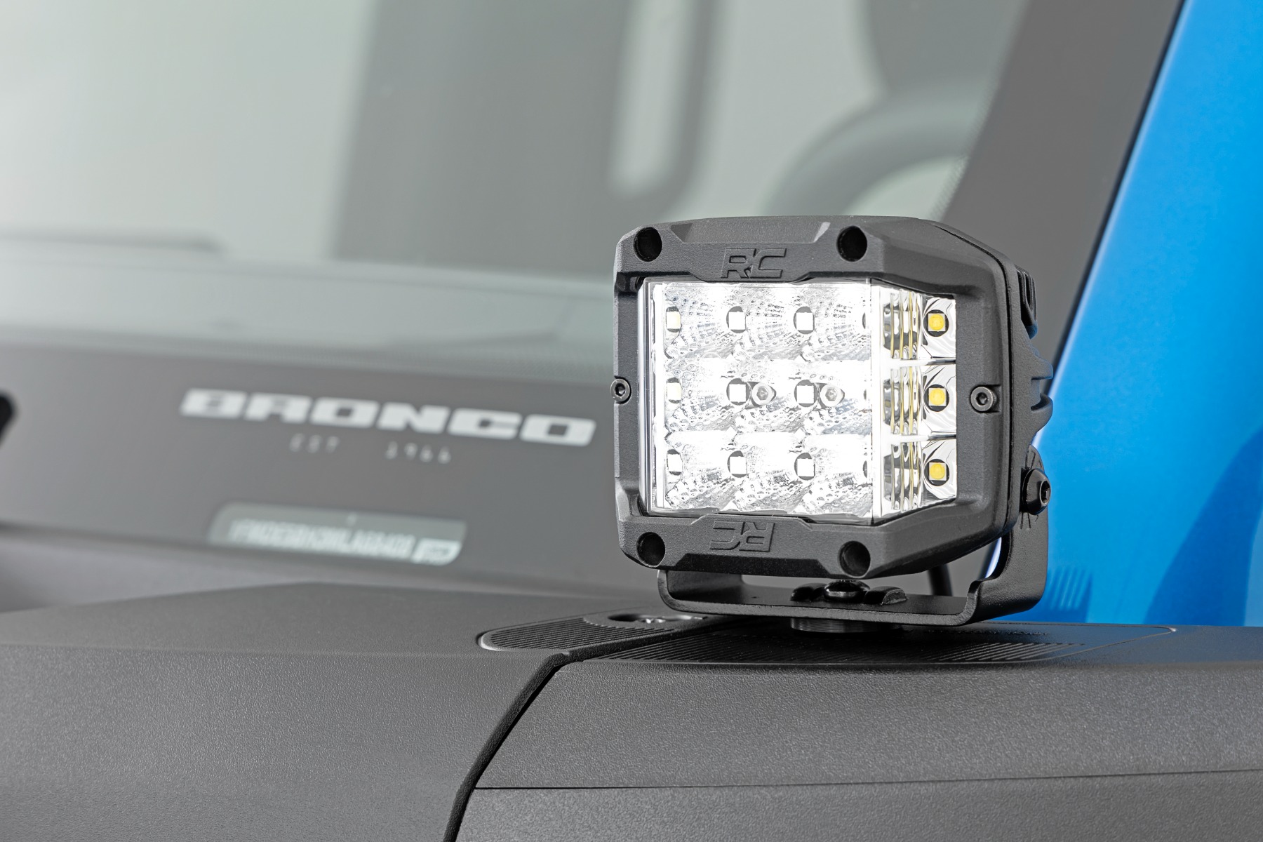 LED Light Kit | Ditch Mount | 2" Spectrum Pair | Spot Pattern | Ford Bronco (21-26) — view 5