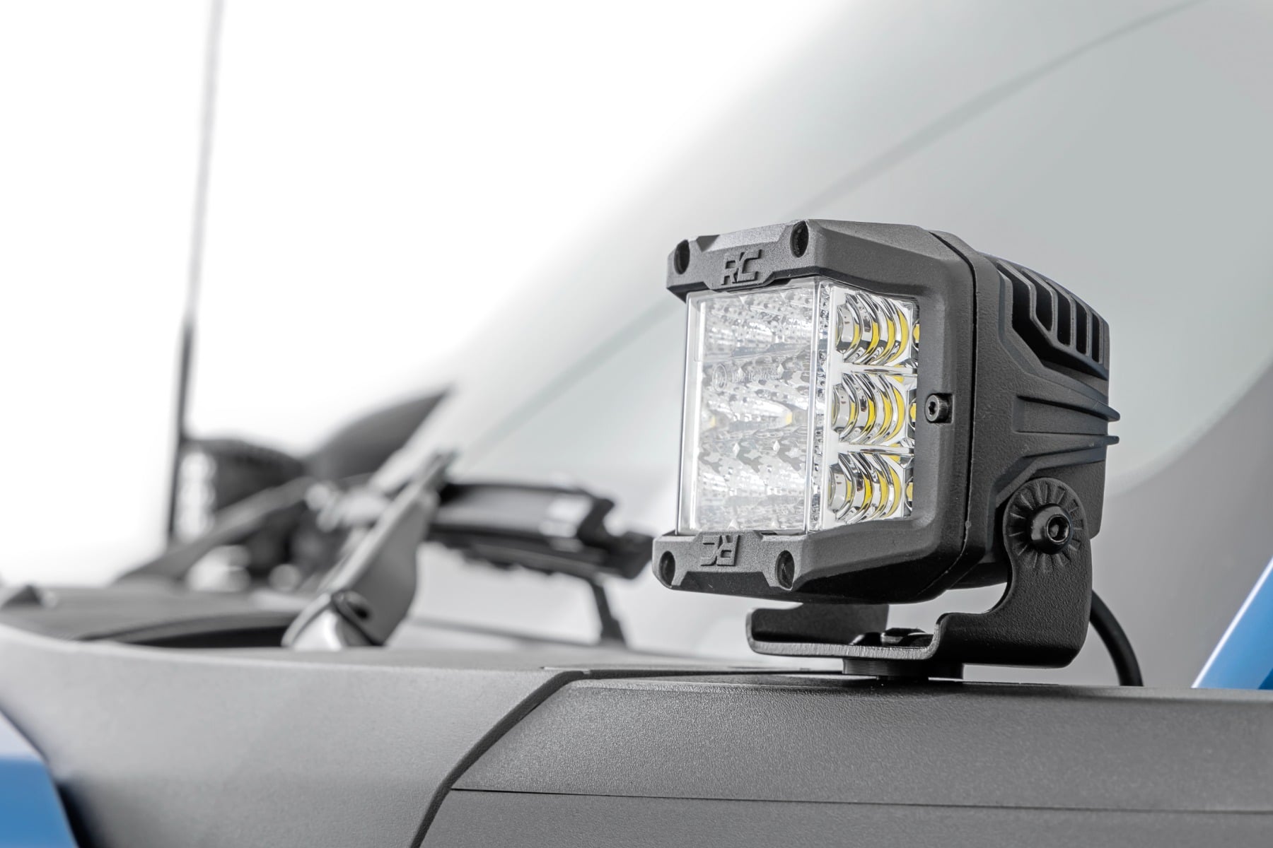 LED Light Kit | Ditch Mount | 2" Black Pair | White DRL | Ford Bronco (21-26) — view 2