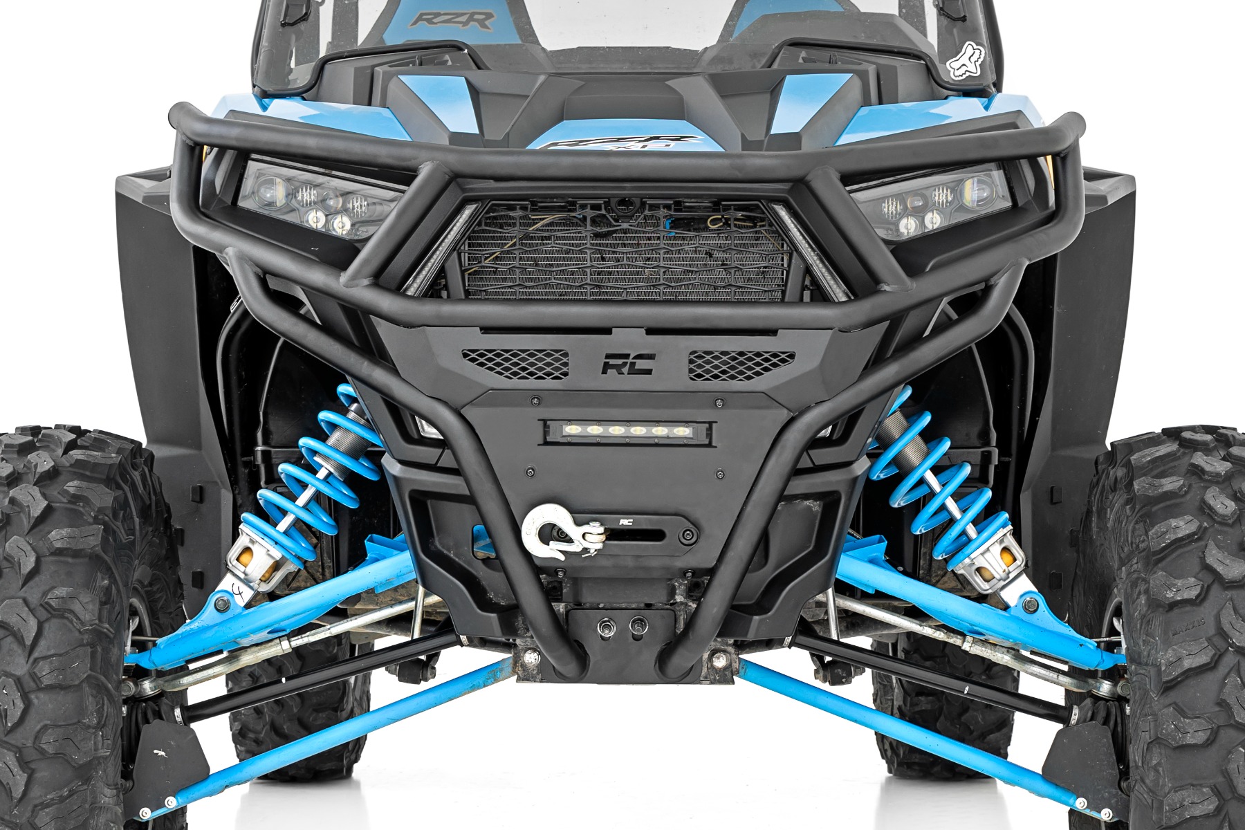 Tubular Bumper | Front | Black Series LED | 6" Light | Slim Line | Polaris RZR XP 1000 2