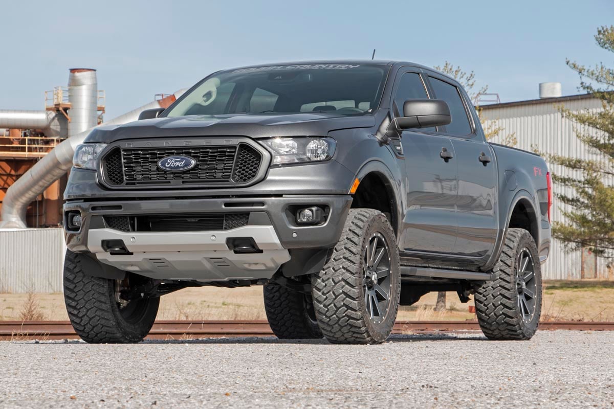 3.5 Inch Lift Kit | N3 | Cast Steel Knuckles | Ford Ranger 4WD (2019-2023) — view 5