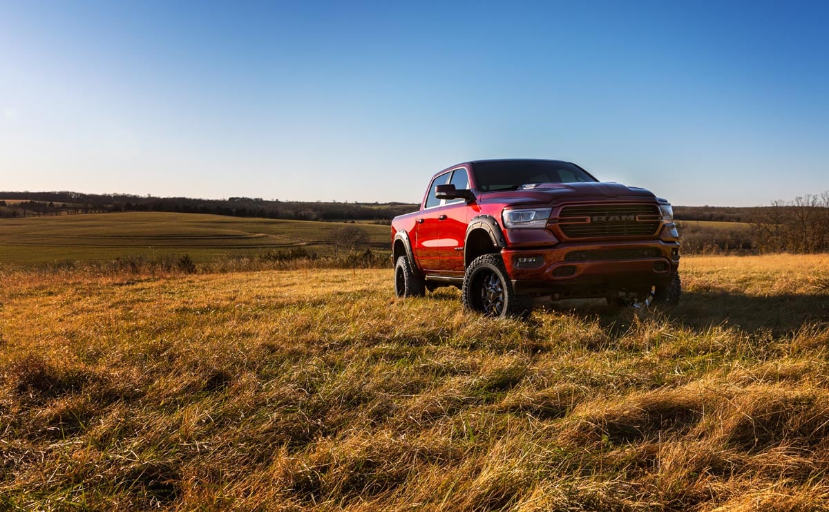 Defender Fender Flares | PRS Rosso Speed | Ram 1500 2WD/4WD (2019-2024) view 2