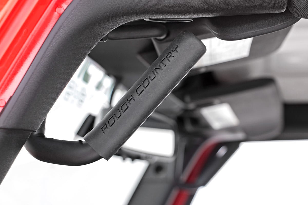 Grab Handles | Steel | FR & RR | Black | Jeep Wrangler JK/Wrangler Unlimited (07-18) — view 3