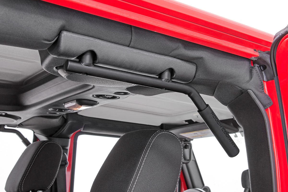 Grab Handles | Steel | FR & RR | Black | Jeep Wrangler JK/Wrangler Unlimited (07-18) — view 4