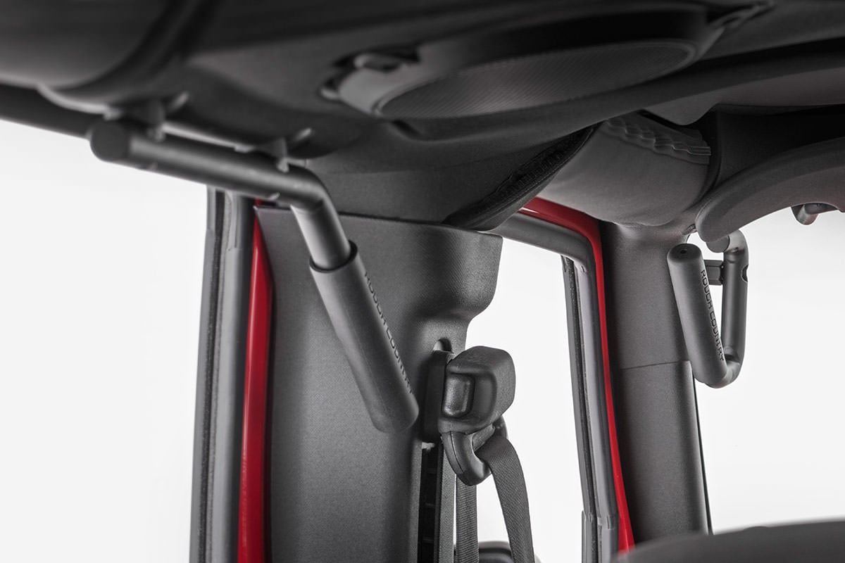 Grab Handles | Steel | FR & RR | Black | Jeep Wrangler JK/Wrangler Unlimited (07-18) — view 5