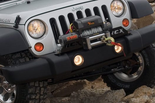 Winch Mounting Plate | Factory Bmpr | Jeep Wrangler JK/Wrangler Unlimited (07-18) — view 2