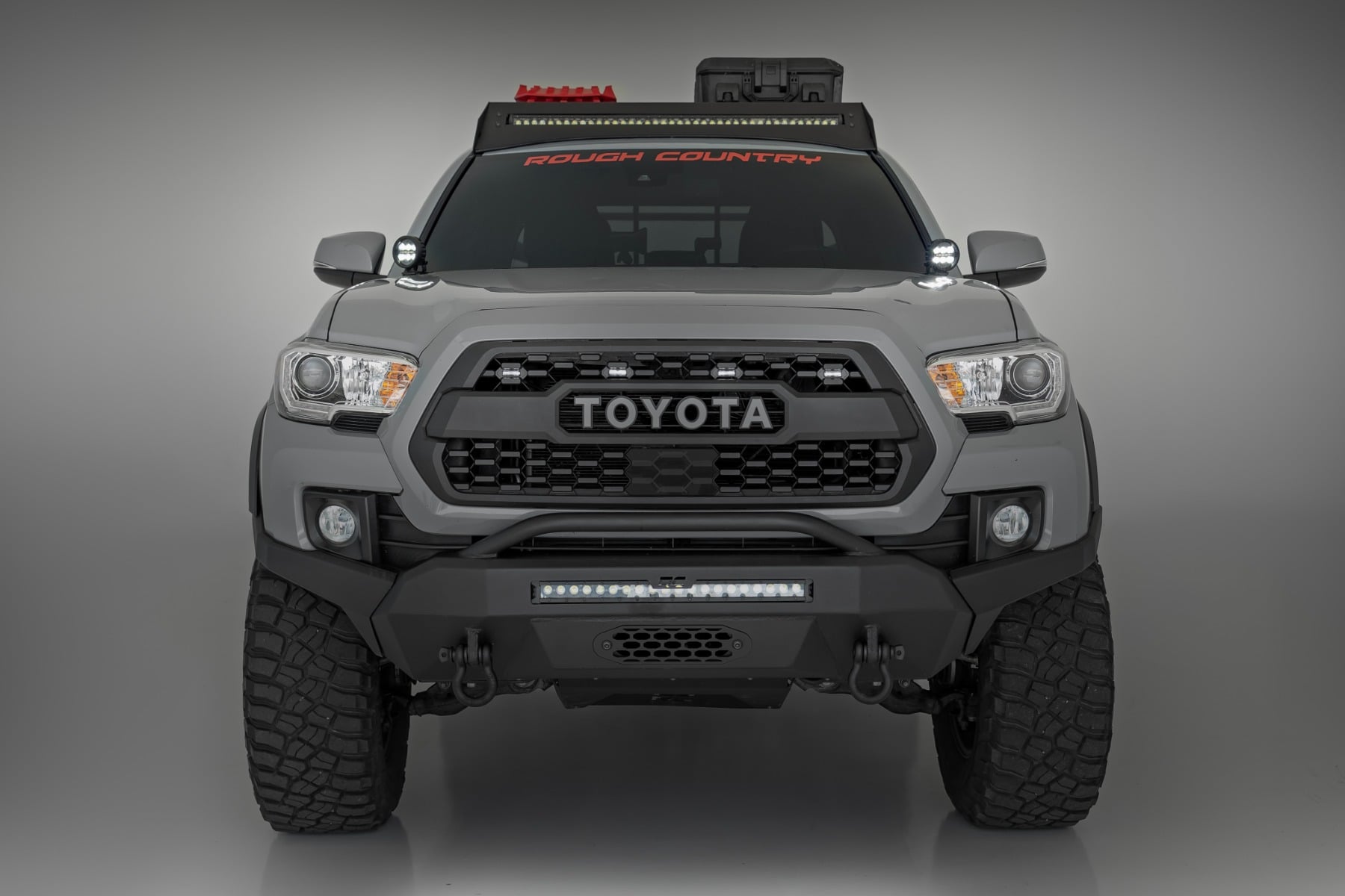LED Light Kit | Ditch Mount | Black Series Round | 3.5 Inch | Amber DRL | Toyota Tacoma (16-23) — view 6