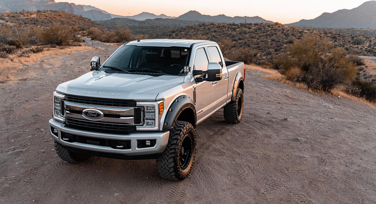 Fender Flares | Defender | G1 Absolute Black | Ford F-250/F-350 Super Duty (17-22) — view 4